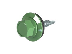 SKM-Schrauben, 4,8 x 19 mm RAL 6002-laubgrün, á 100 Stück