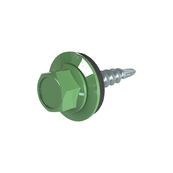SKÜ-Schrauben, 4,8 x 20 mm RAL 6002-laubgrün, á 100 Stück