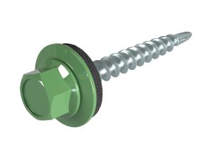 SKH-Schrauben, 4,8 x 35 mm RAL 6002-laubgrün, á 100 Stück