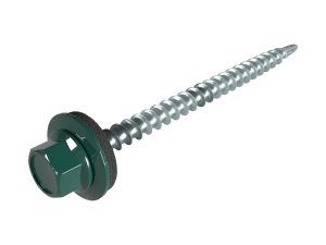 SW8-Schrauben, 4,8 x 60 mm RAL 6005-moosgrün, á 100 Stück
