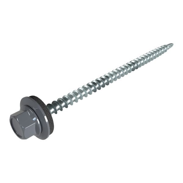 SW8-Schrauben, 4,8 x 80 mm RAL 7024-graphitgrau, a´100 Stück