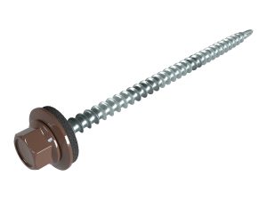 SW8-Schrauben, 4,8 x 80 mm RAL 8011-nussbraun, a´100 Stück