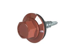 SKM-Schrauben, 4,8 x 19 mm RAL 8012-rotbraun, á 100 Stück