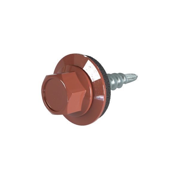 SKM-Schrauben, 4,8 x 19 mm RAL 8012-rotbraun, á 100 Stück