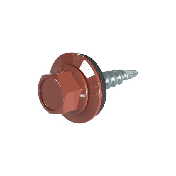 SKÜ-Schrauben, 4,8 x 20 mm RAL 8012-rotbraun, á 100 Stück