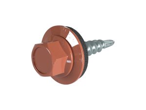 SKÜ-Schrauben, 4,8 x 20 mm RAL 8004-kupferbraun, á 100 Stück
