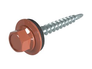 SKH-Schrauben, 4,8 x 35 mm RAL 8004-kupferbraun, á 100 Stück