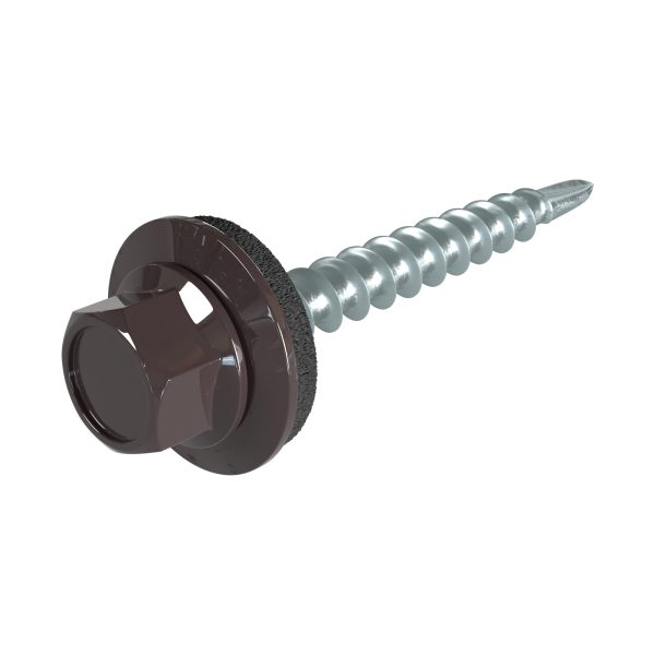 SKH-Schrauben, 4,8 x 35 mm RAL 8017-schokoladenbraun, á 100 Stück