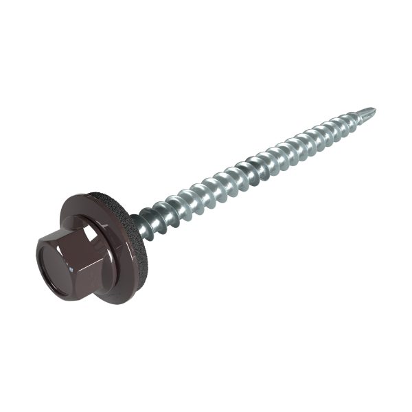 SW8-Schrauben, 4,8 x 60 mm RAL 8017-schokoladenbraun, á 100 Stück