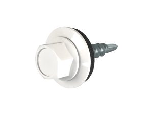 SKM-Schrauben, 4,8 x 19 mm RAL 9010-reinweiß, a´100 Stück