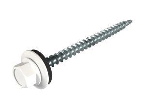 SW8-Schrauben, 4,8 x 60 mm RAL 9010-reinweiß, a´100 Stück