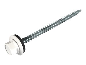 SW8-Schrauben, 4,8 x 80 mm RAL 9010-reinweiß, a´100 Stück