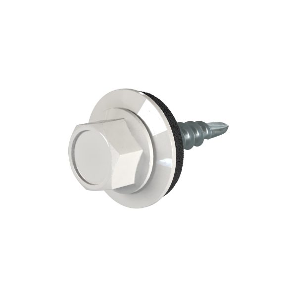 SKM-Schrauben, 4,8 x 19 mm RAL 9002-grauweiß, á 100 Stück