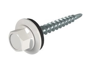 SKH-Schrauben, 4,8 x 35 mm RAL 9002-grauweiß, á 100 Stück
