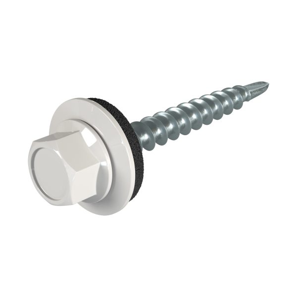 SKH-Schrauben, 4,8 x 35 mm RAL 9002-grauweiß, á 100 Stück