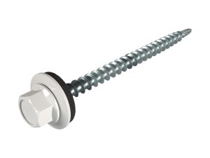 SW8-Schrauben, 4,8 x 60 mm RAL 9002-grauweiß, á 100 Stück