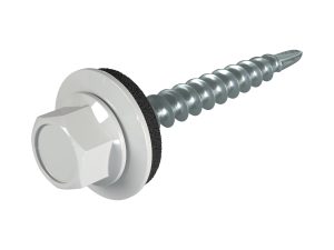 SKH-Schrauben, 4,8 x 35 mm RAL 9006-weißaluminium, á 100 Stück