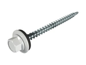 SW8-Schrauben, 4,8 x 60 mm RAL 9006-weißaluminium , á 100 Stück