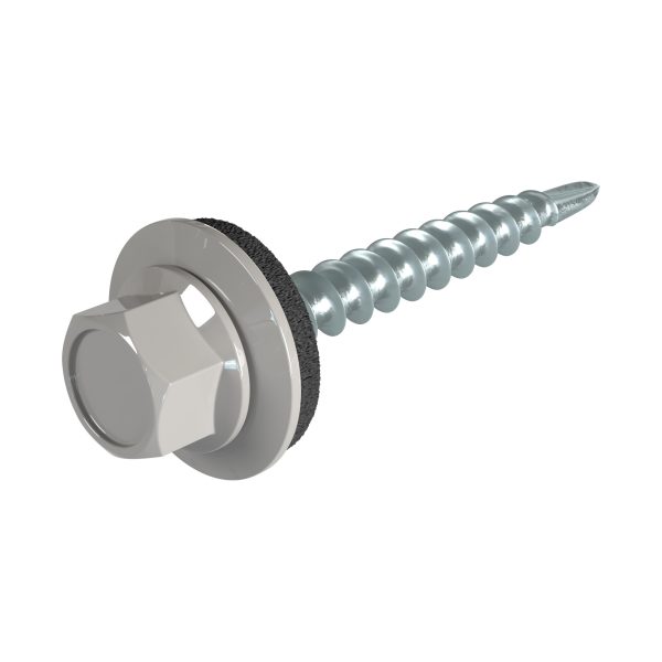 SKH-Schrauben, 4,8 x 35 mm RAL 9007-graualuminium, a´100 Stück