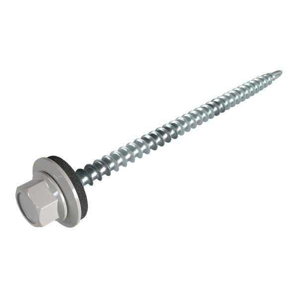 SW8-Schrauben, 4,8 x 80 mm RAL 9007-graualuminium, a´100 Stück