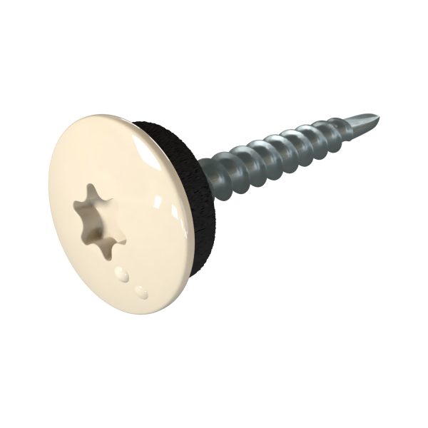 TTAP- Schrauben, 4,8 x 35 mm RAL 1015-hellelfenbein, a´ 100 Stück