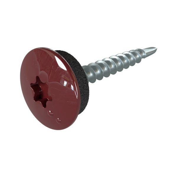 TTAP- Schrauben, 4,8 x 35 mm RAL 3009-oxidrot, a´ 100 Stück