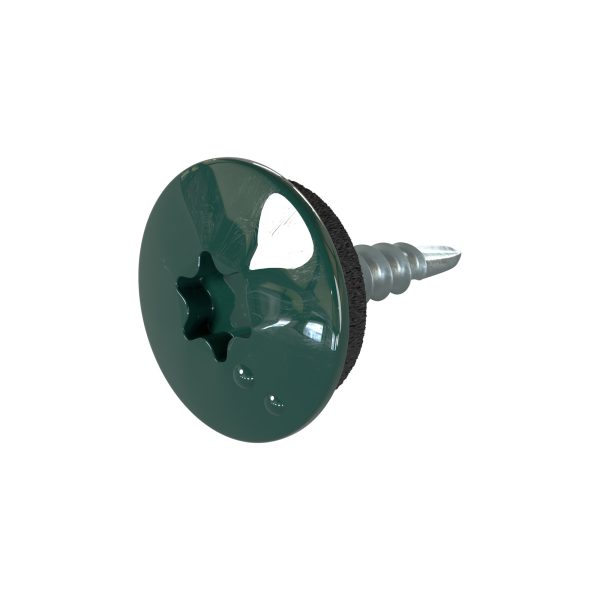 TTAP- Schrauben, 4,8 x 20 mm RAL 6005-moosgrün, a´ 100 Stück