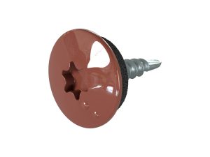 TTAP- Schrauben, 4,8 x 20 mm RAL 8012-rotbraun, a´ 100 Stück