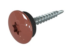 TTAP- Schrauben, 4,8 x 35 mm RAL 8012-rotbraun, a´ 100 Stück