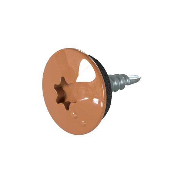TTAP- Schrauben, 4,8 x 20 mm RAL 8023-orangebraun, a´ 100 Stück