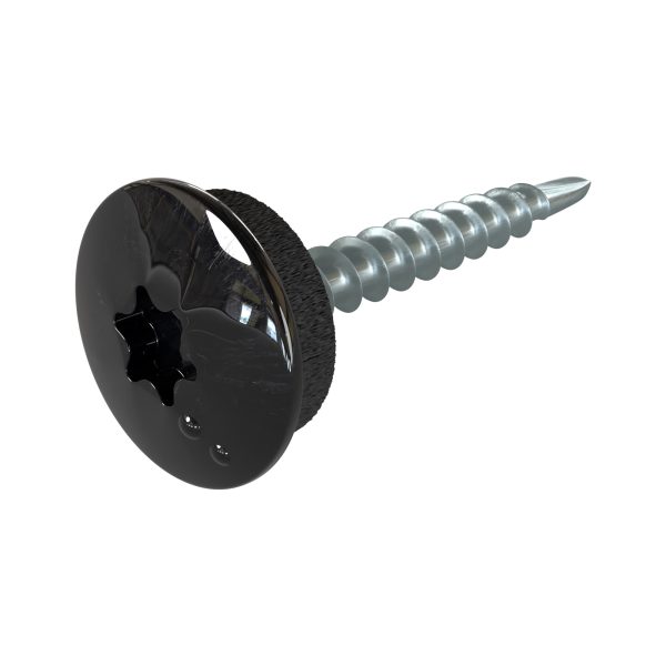 TTAP- Schrauben, 4,8 x 35 mm RAL 9005-tiefschwarz, a´ 100 Stück