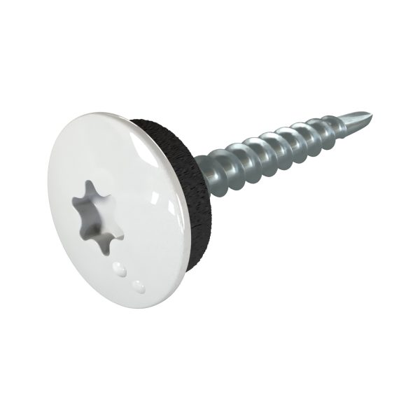 TTAP- Schrauben, 4,8 x 35 mm RAL 9006-weißaluminium, a´ 100 Stück