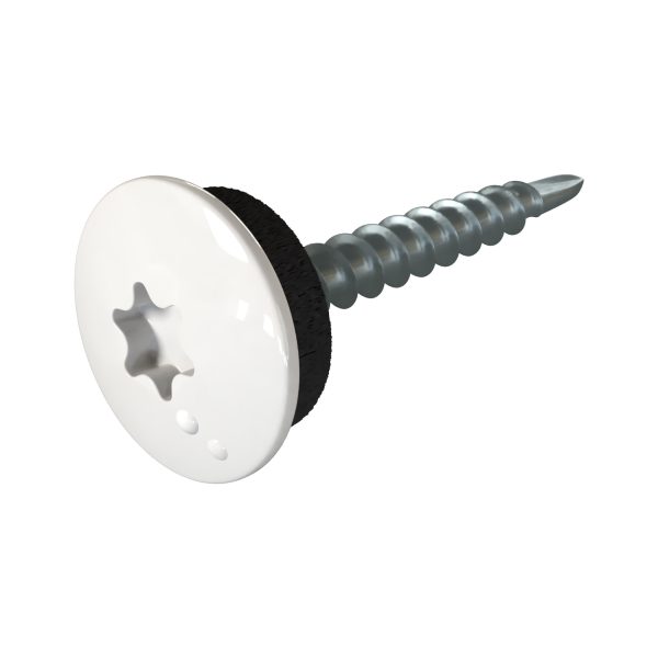 TTAP- Schrauben, 4,8 x 35 mm RAL 9010-reinweiß, a´ 100 Stück