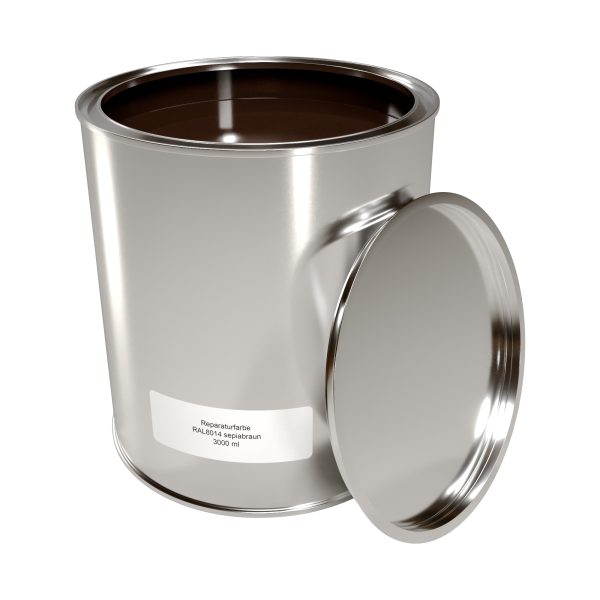 Reparaturfarbe, a´ 3,00 ltr. RAL 8014 sepiabraun // Farbe 32-dunkelbraun
