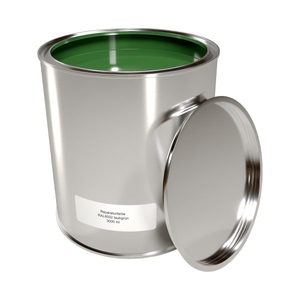 Reparaturfarbe, a´ 3,0 ltr. RAL 6002-laubgrün