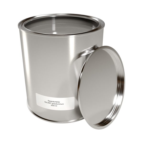 Reparaturfarbe, a´ 3,0 ltr. RAL 9007-graualuminium