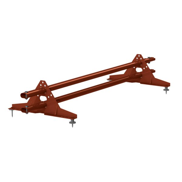 ORIMA-Schneefangsystem, L=3000 mm 75-ziegelrot, kplt. incl. Befestigungsmaterial