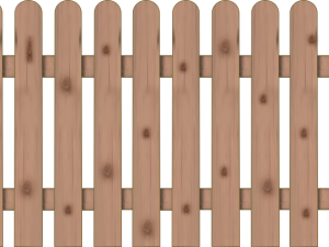 Frieslandzaun Fichte Hellbraun 180 x 80 cm, gerade VE = 020