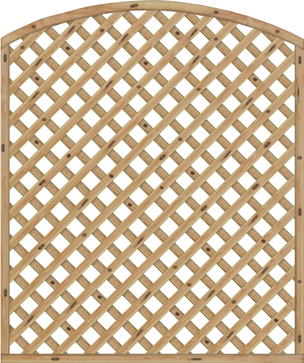 Palma natur Rankzaun m. Leimholzbogen 150 x 180/161 cm VE = 012