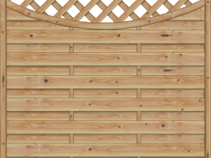 Monegro natur Dichtzaun m. Rankgitter 150 x 180/161 cm VE = 012