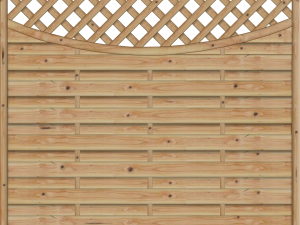 Monegro natur Dichtzaun m. Rankgitter 180 x 180/161 cm VE = 012