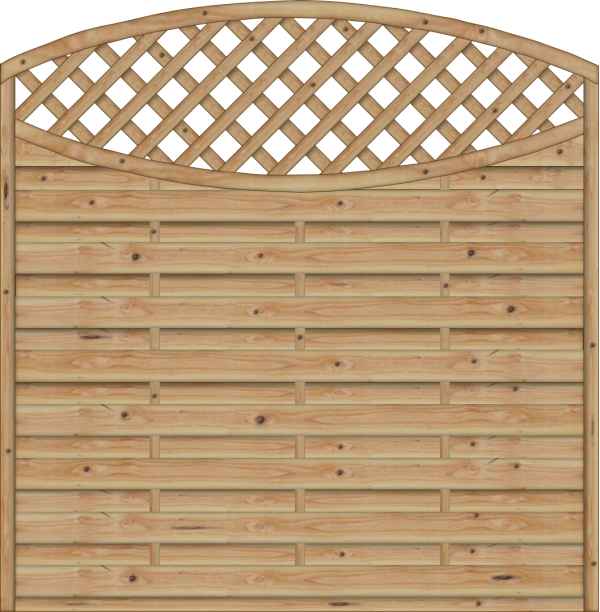 Monegro natur Dichtzaun m. Rankgitter 180 x 180/161 cm VE = 012