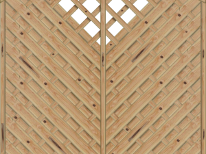 Sontegro natur Dichtzaun Ausschnitt 180 x 180/161 cm VE = 012