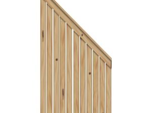 Dichtzaun Faaborg II, Lärche 90x180/90 cm VE = 006