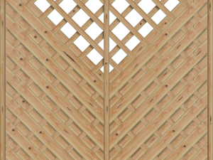 Saragossa Dichtzaun mit Ausschnitt natur 180x180 cm VE = 012