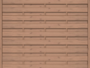 Madras Dichtzaun Fichte Hellbraun 180x180 cm VE = 012
