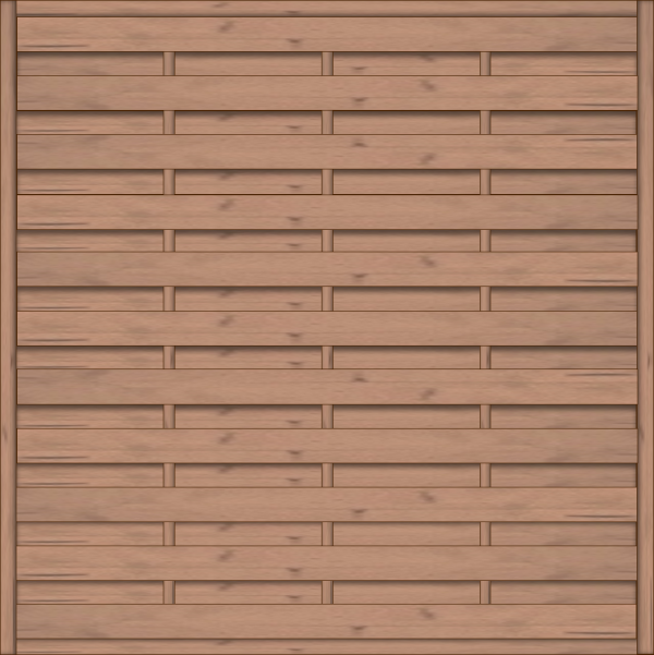 Madras Dichtzaun Fichte Hellbraun 180x180 cm VE = 012