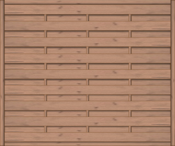 Madras Dichtzaun Fichte Hellbraun 180x150 cm VE = 012
