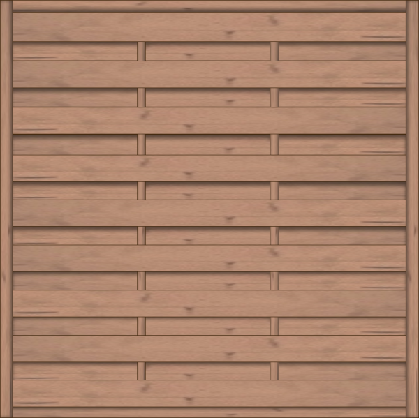 Madras Dichtzaun Fichte Hellbraun 150x150 cm VE = 012