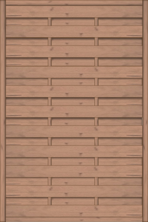 Madras Dichtzaun Fichte Hellbraun 120x180 cm VE = 006